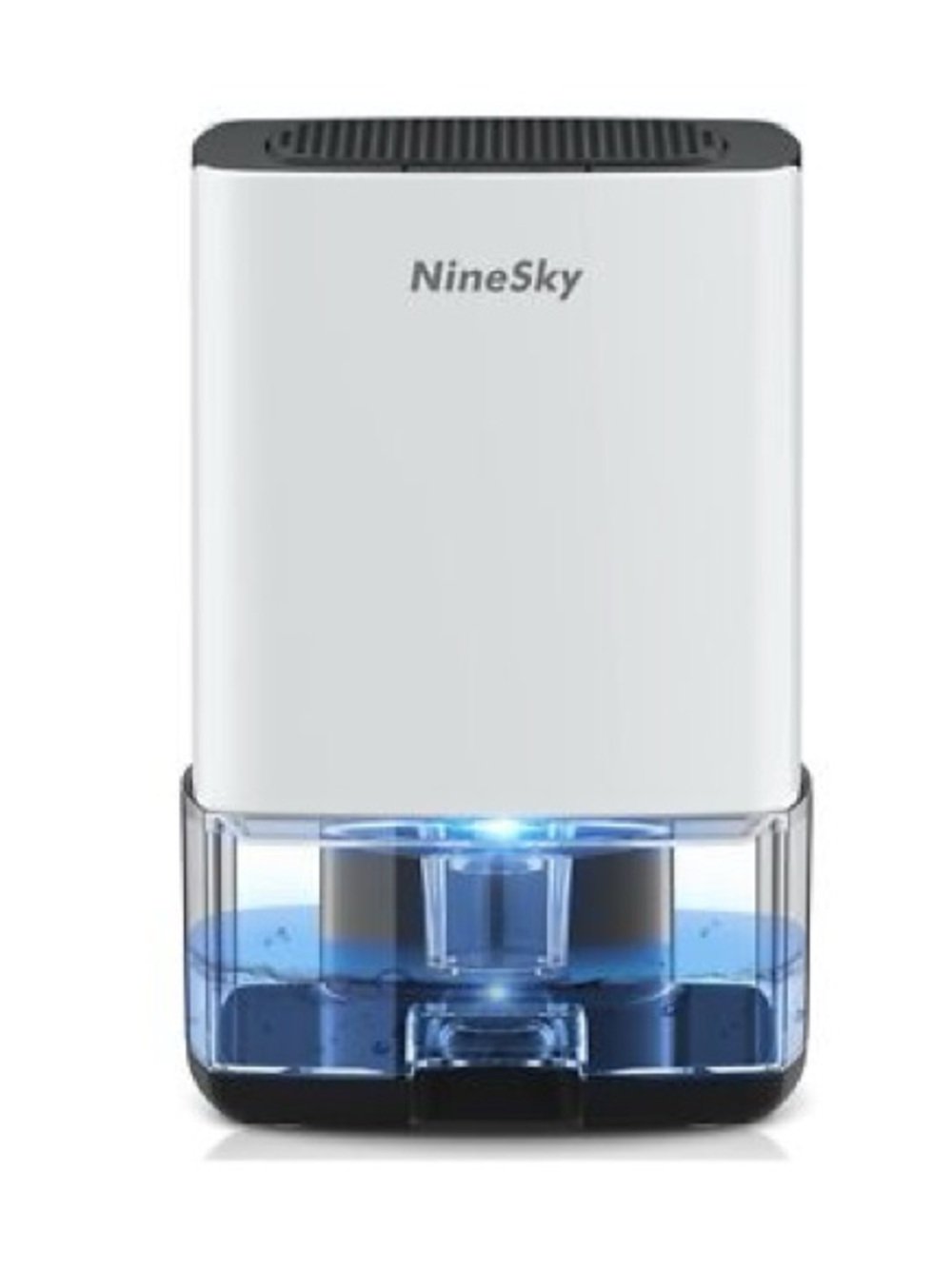 NineSky Compact White & Blue Dehumidifier